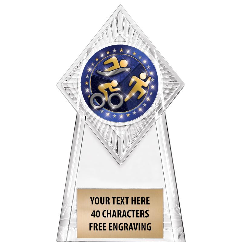 6" PARAGON CLEAR INSERT TROPHY