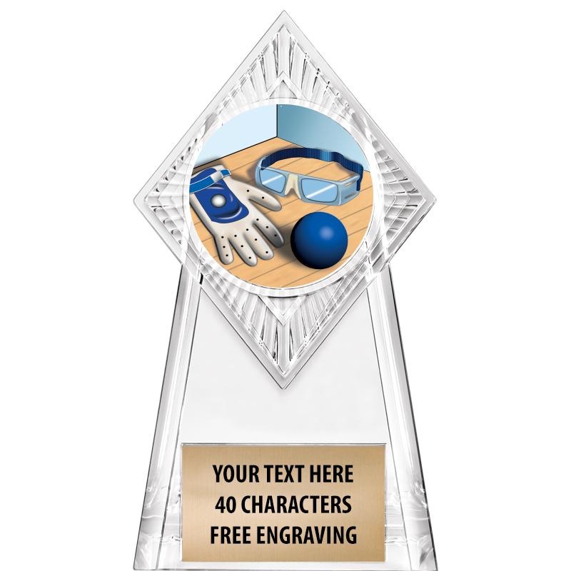 6" PARAGON CLEAR INSERT TROPHY