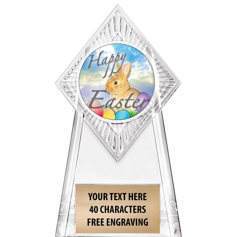 6" PARAGON CLEAR INSERT TROPHY