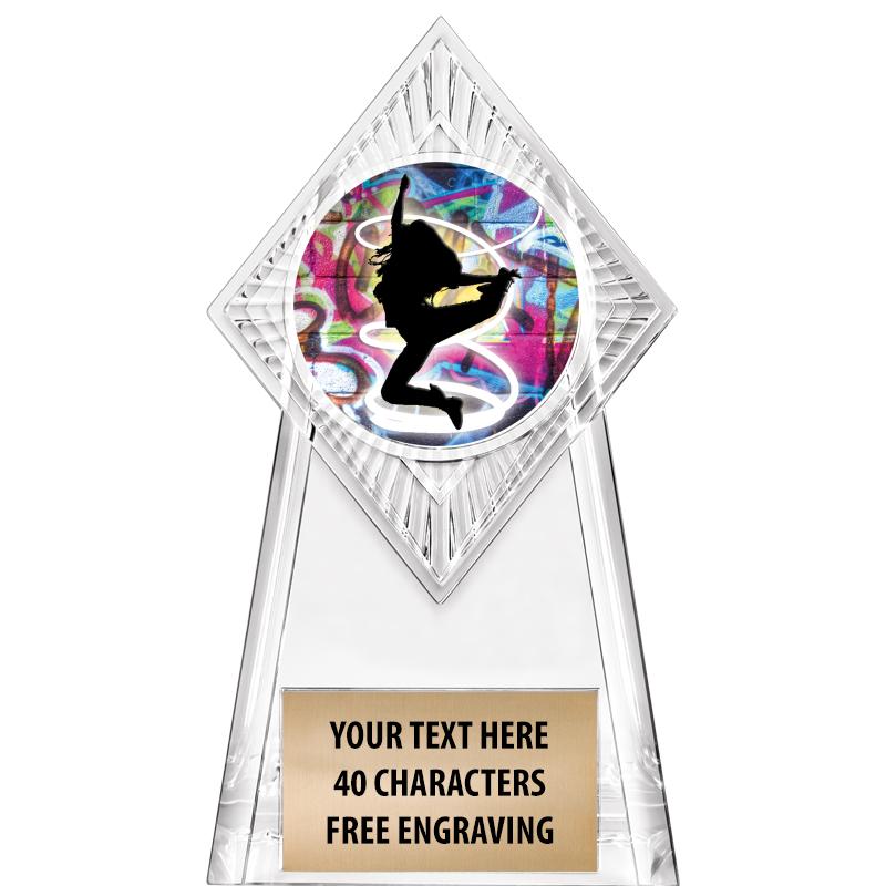 6" PARAGON CLEAR INSERT TROPHY