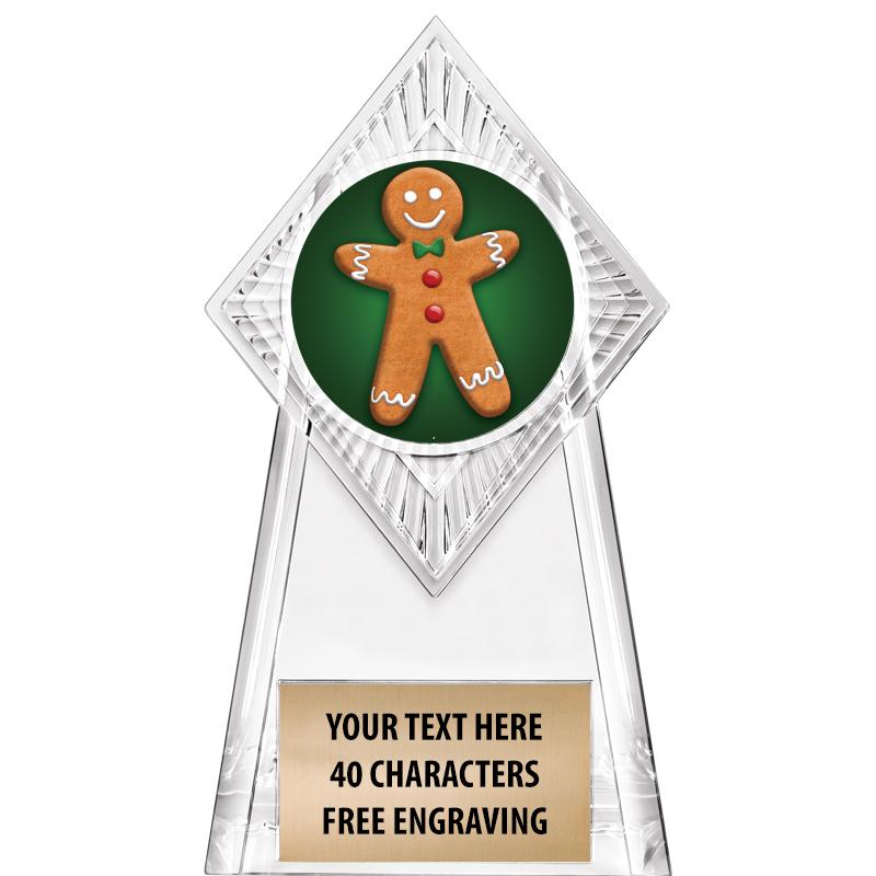 6" PARAGON CLEAR INSERT TROPHY