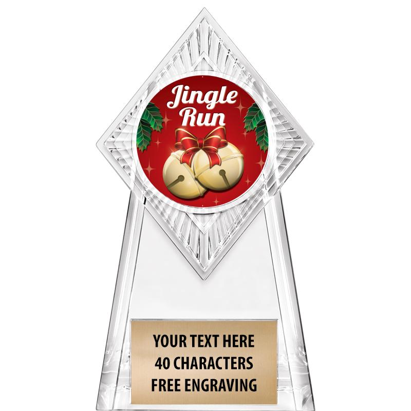 6" PARAGON CLEAR INSERT TROPHY