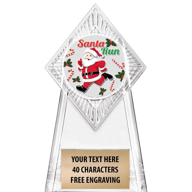 6" PARAGON CLEAR INSERT TROPHY