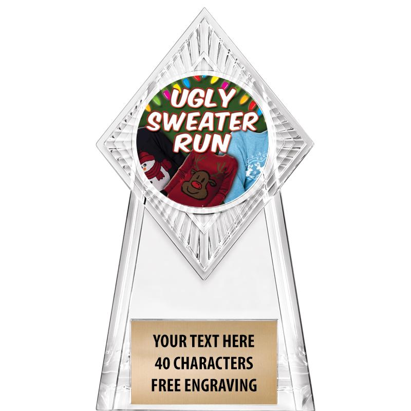 6" PARAGON CLEAR INSERT TROPHY