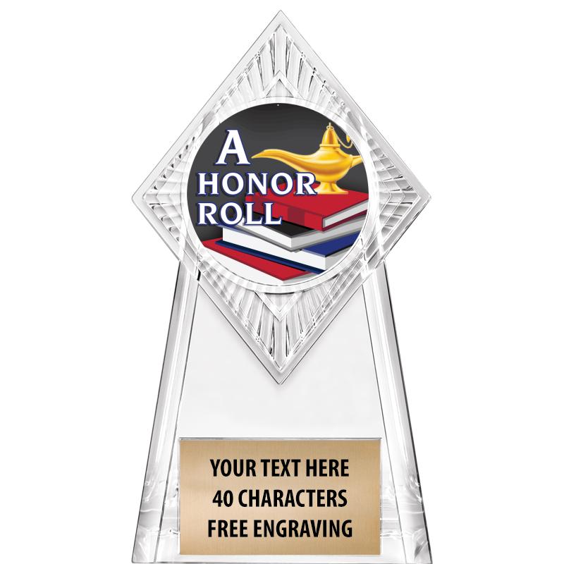 6" PARAGON CLEAR INSERT TROPHY