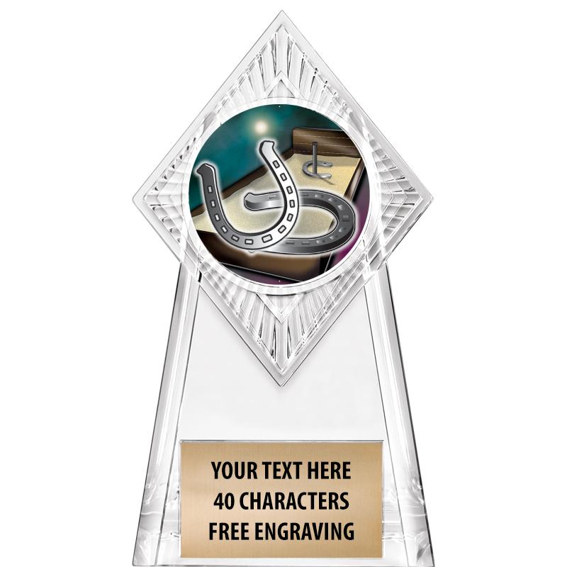 6" PARAGON CLEAR INSERT TROPHY