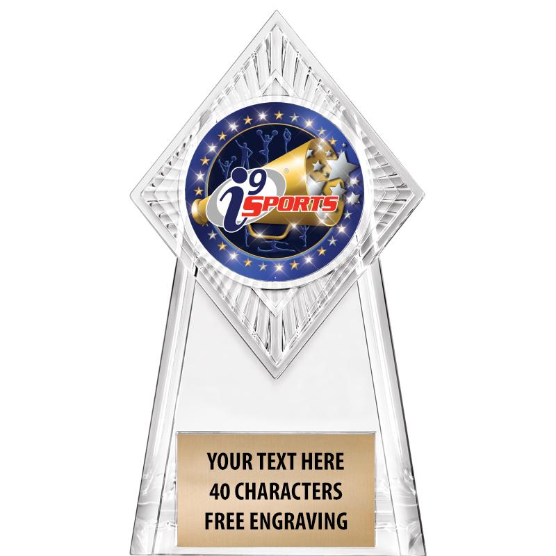 6" PARAGON CLEAR INSERT TROPHY