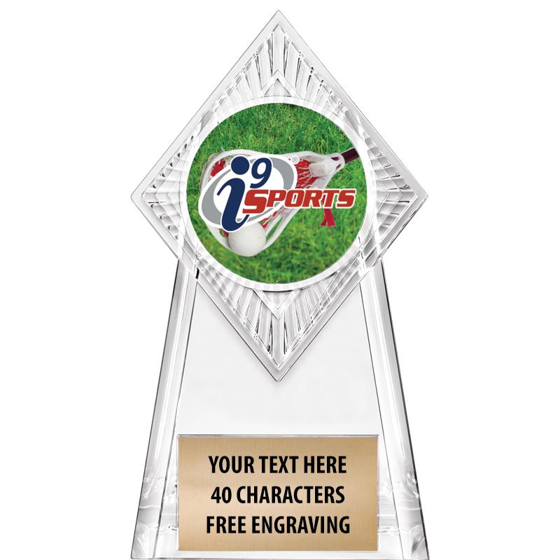 6" PARAGON CLEAR INSERT TROPHY
