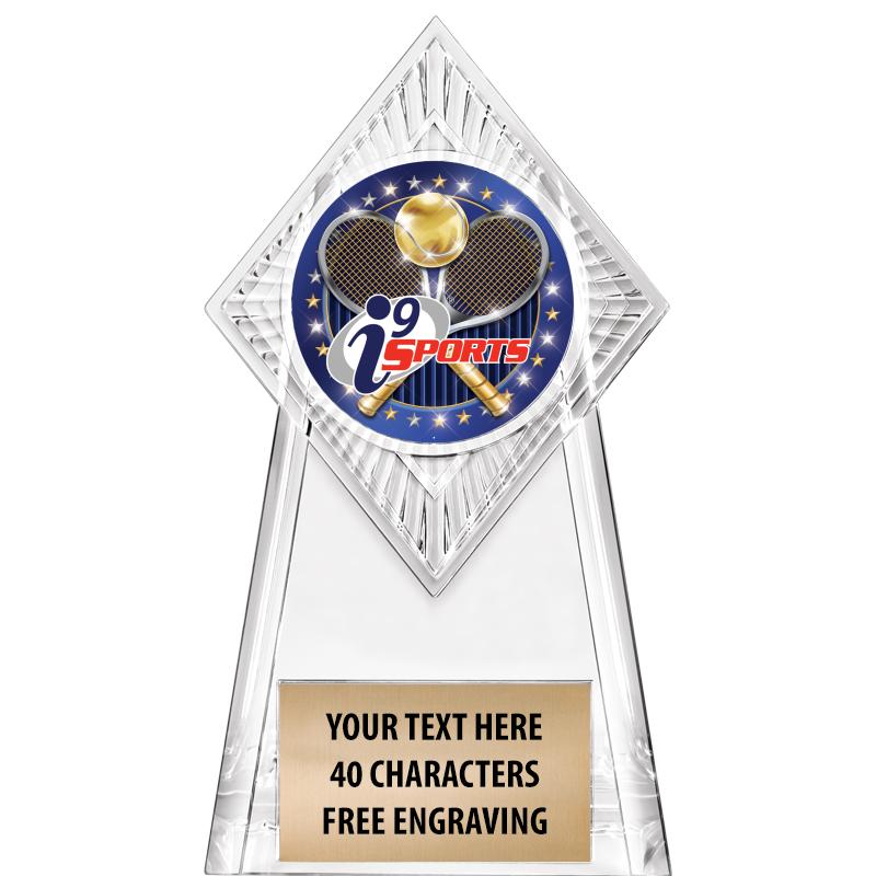 6" PARAGON CLEAR INSERT TROPHY