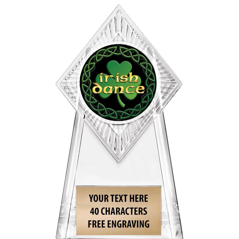 6" PARAGON CLEAR INSERT TROPHY