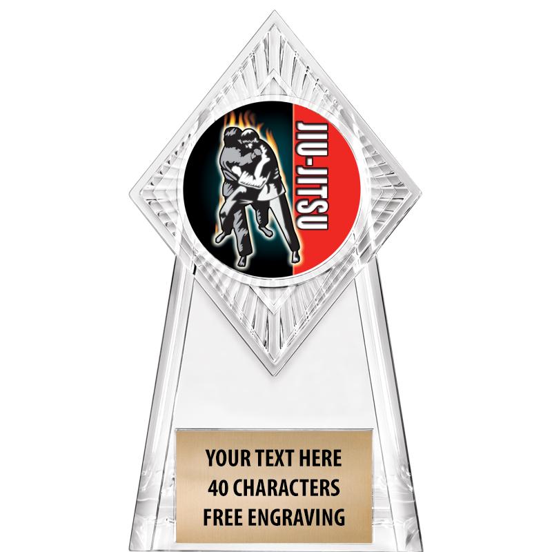 6" PARAGON CLEAR INSERT TROPHY