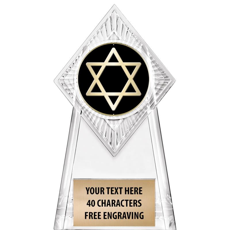 6" PARAGON CLEAR INSERT TROPHY