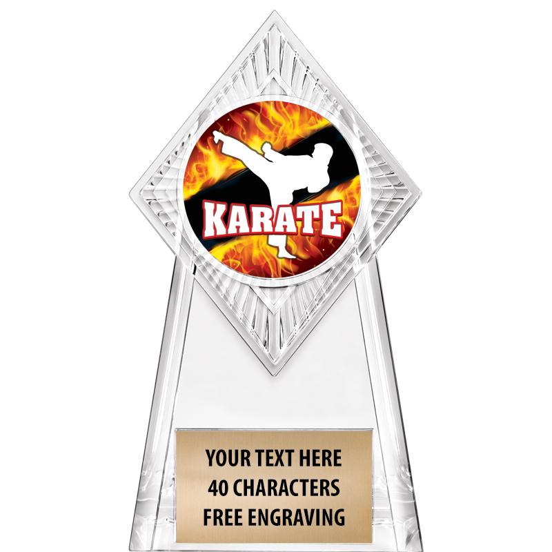 6" PARAGON CLEAR INSERT TROPHY