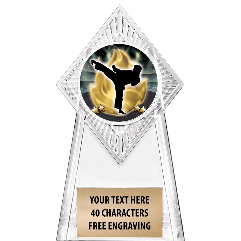 6" PARAGON CLEAR INSERT TROPHY