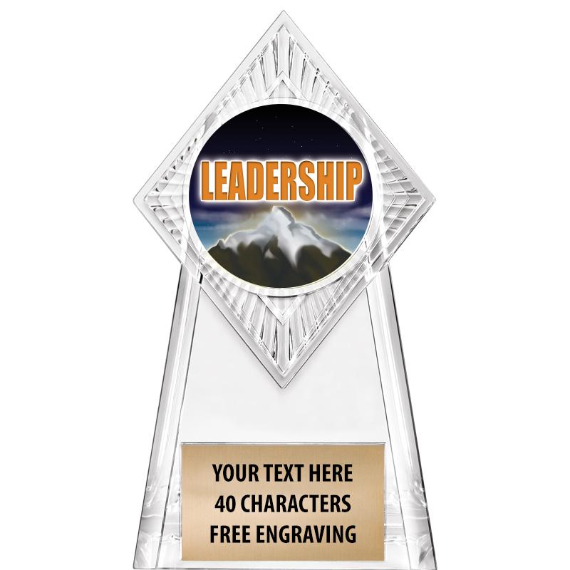 6" PARAGON CLEAR INSERT TROPHY