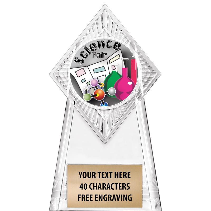 6" PARAGON CLEAR INSERT TROPHY