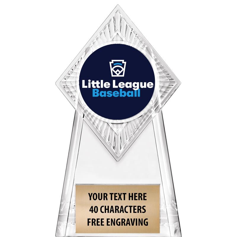 6" PARAGON CLEAR INSERT TROPHY