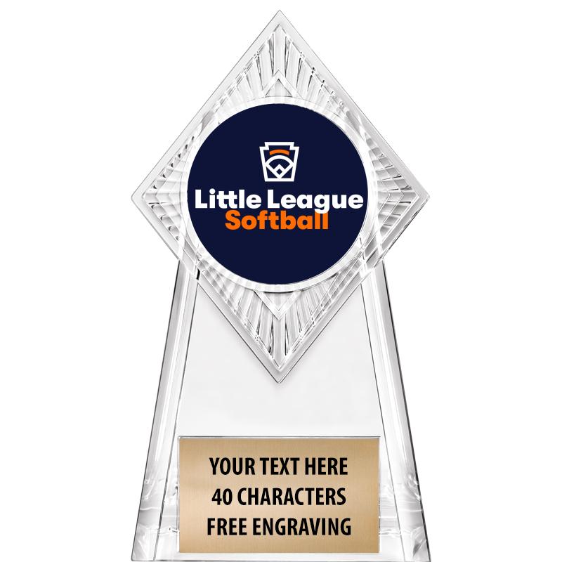 6" PARAGON CLEAR INSERT TROPHY