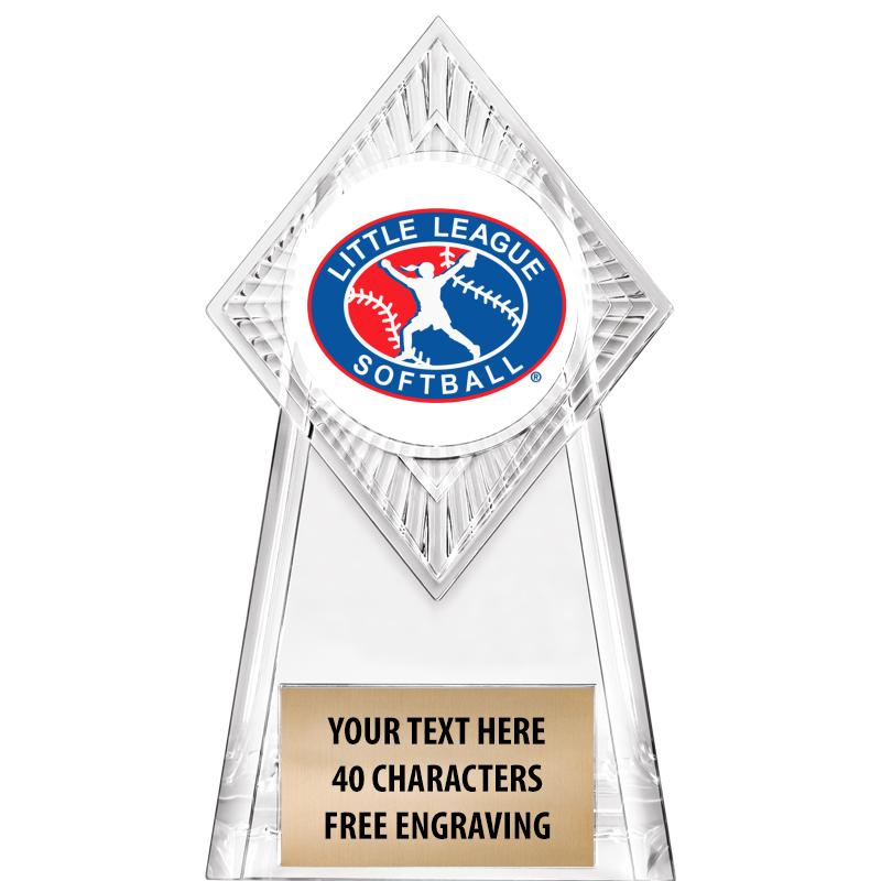 6" PARAGON CLEAR INSERT TROPHY