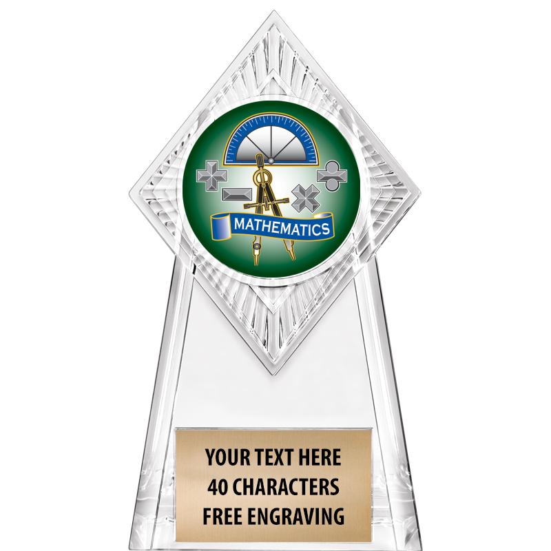 6" PARAGON CLEAR INSERT TROPHY