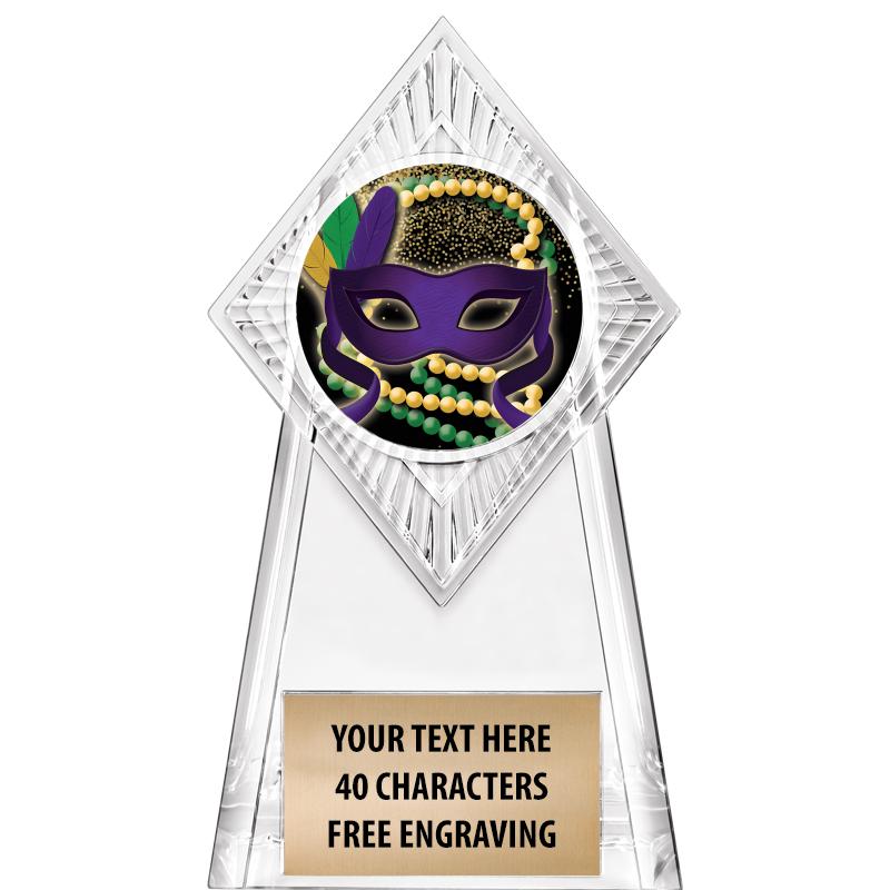 6" PARAGON CLEAR INSERT TROPHY