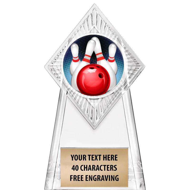 6" PARAGON CLEAR INSERT TROPHY