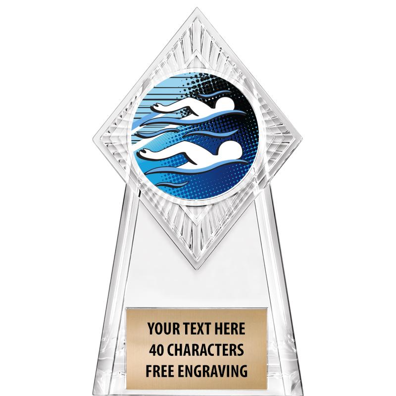 6" PARAGON CLEAR INSERT TROPHY