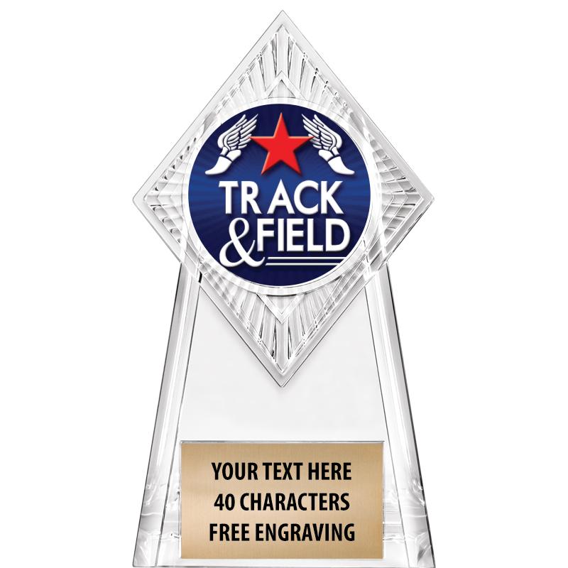 6" PARAGON CLEAR INSERT TROPHY