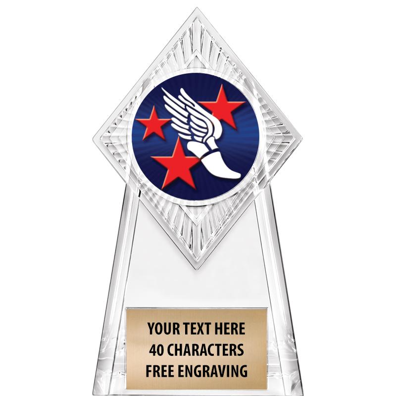 6" PARAGON CLEAR INSERT TROPHY