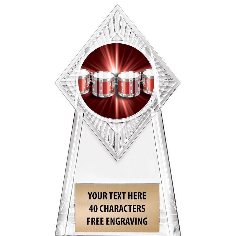 6" PARAGON CLEAR INSERT TROPHY