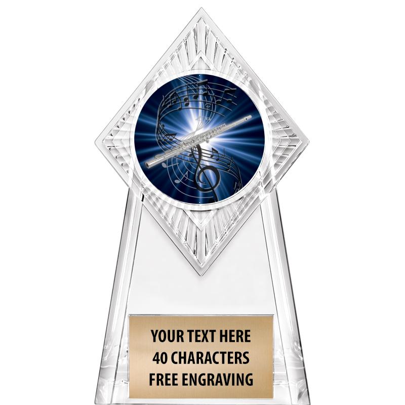 6" PARAGON CLEAR INSERT TROPHY