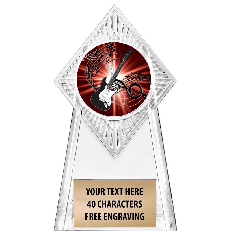 6" PARAGON CLEAR INSERT TROPHY