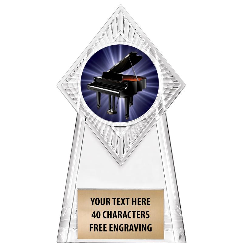 6" PARAGON CLEAR INSERT TROPHY