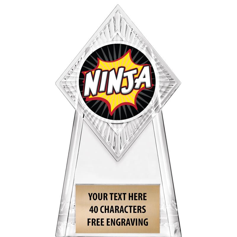 6" PARAGON CLEAR INSERT TROPHY