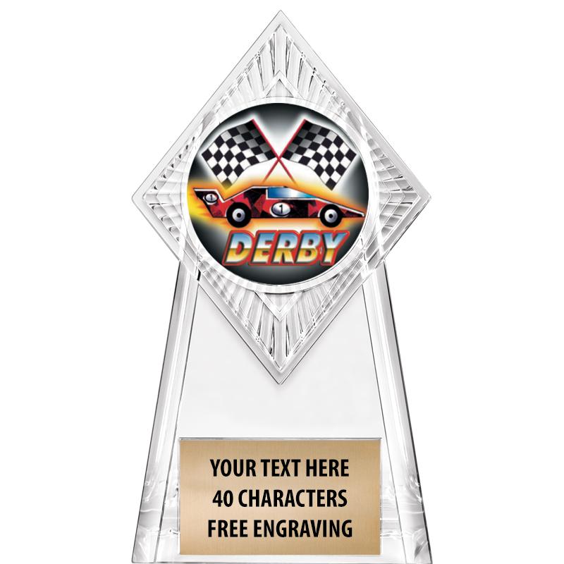 6" PARAGON CLEAR INSERT TROPHY