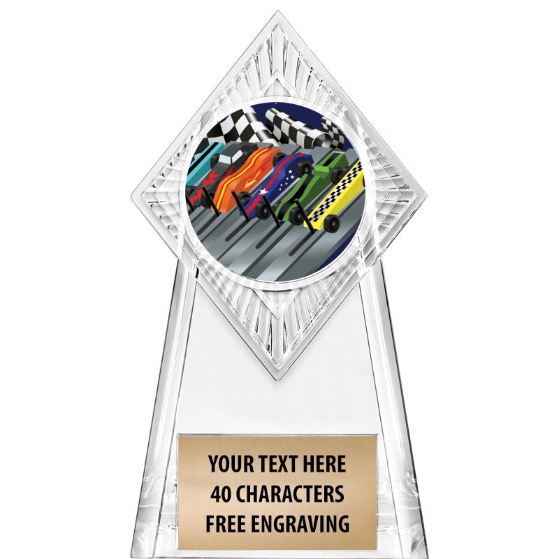 6" PARAGON CLEAR INSERT TROPHY