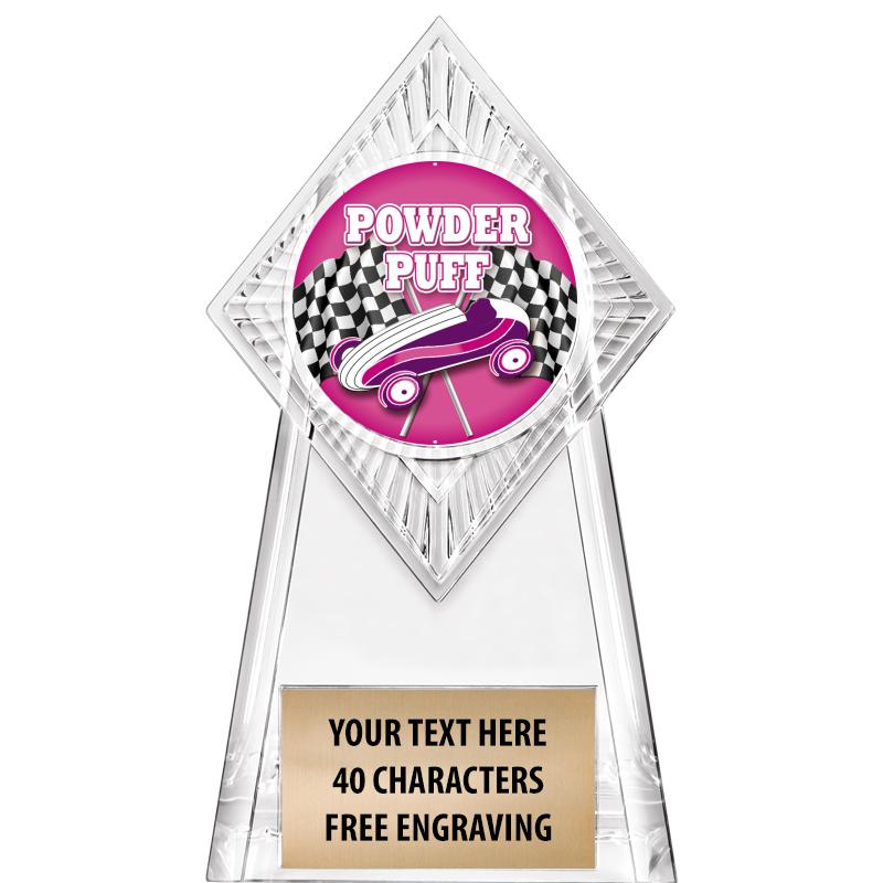 6" PARAGON CLEAR INSERT TROPHY