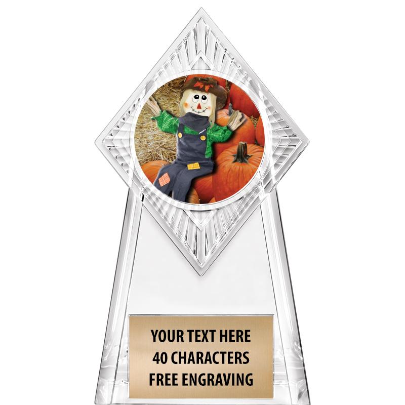 6" PARAGON CLEAR INSERT TROPHY