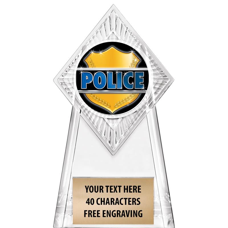 6" PARAGON CLEAR INSERT TROPHY