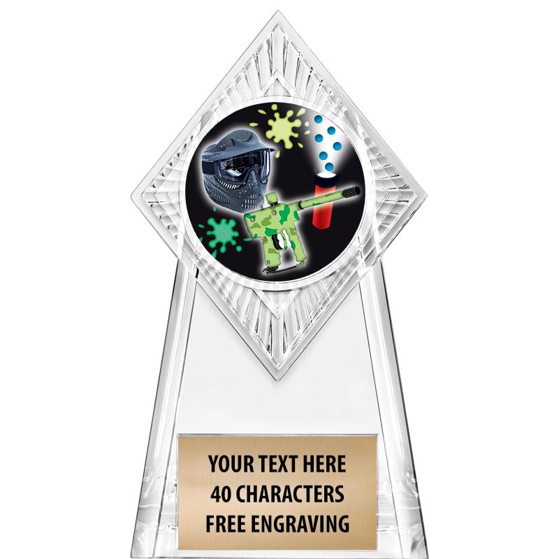 6" PARAGON CLEAR INSERT TROPHY