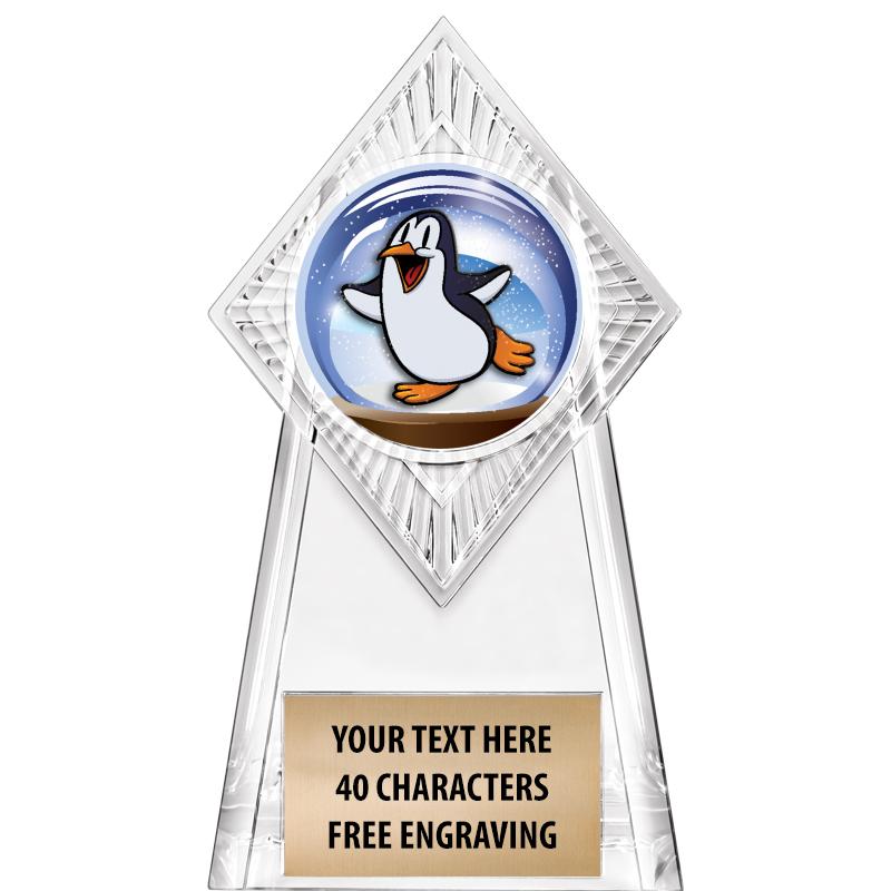 6" PARAGON CLEAR INSERT TROPHY