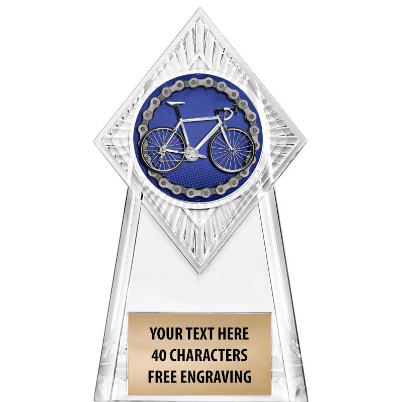 6" PARAGON CLEAR INSERT TROPHY