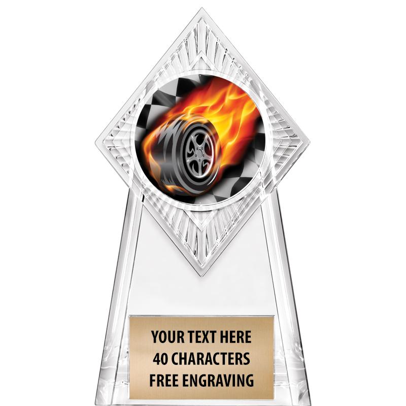 6" PARAGON CLEAR INSERT TROPHY