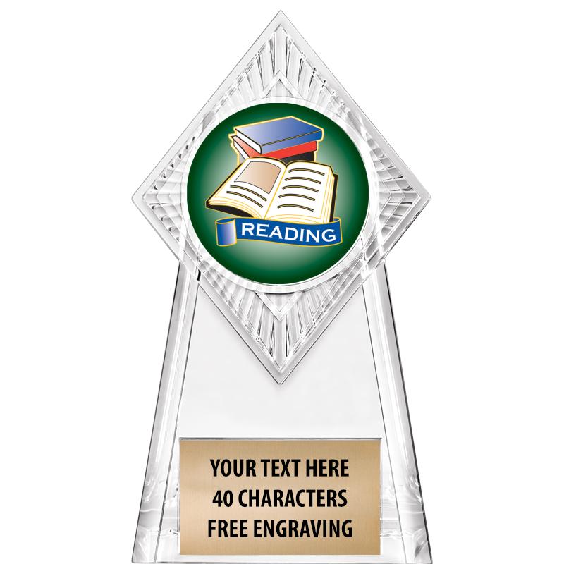 6" PARAGON CLEAR INSERT TROPHY