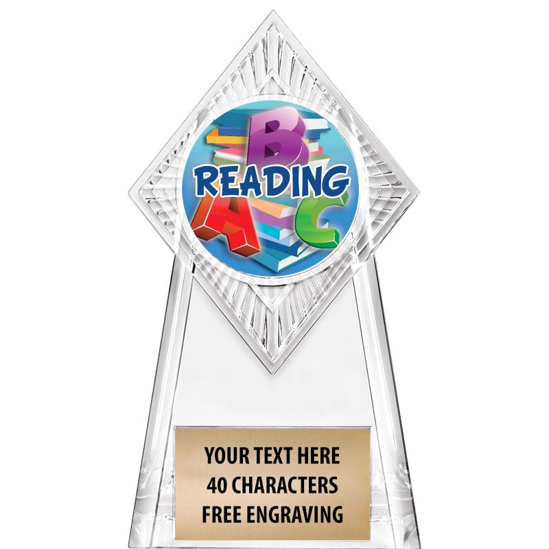 6" PARAGON CLEAR INSERT TROPHY