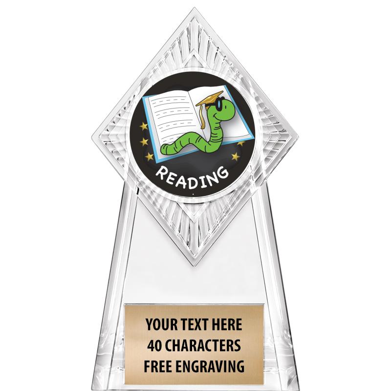 6" PARAGON CLEAR INSERT TROPHY