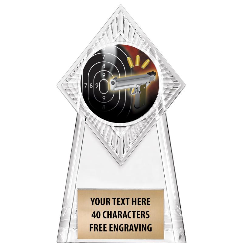 6" PARAGON CLEAR INSERT TROPHY