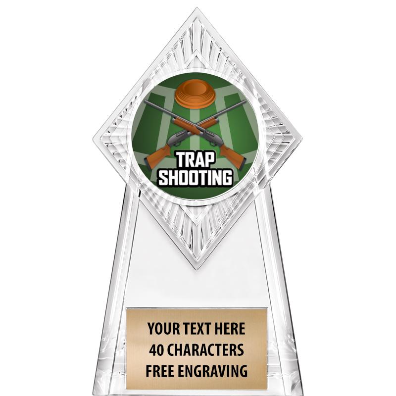 6" PARAGON CLEAR INSERT TROPHY