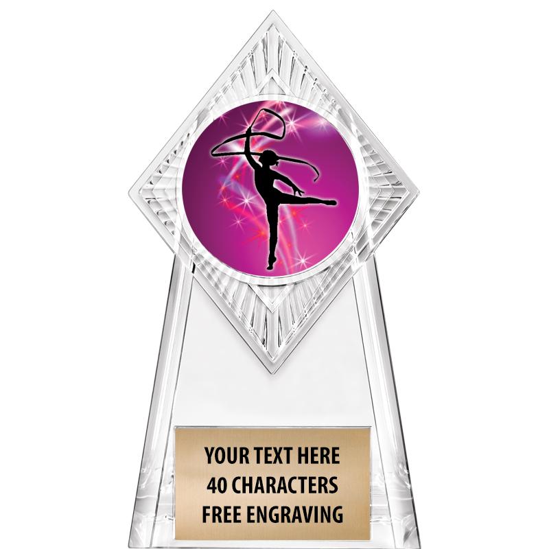 6" PARAGON CLEAR INSERT TROPHY