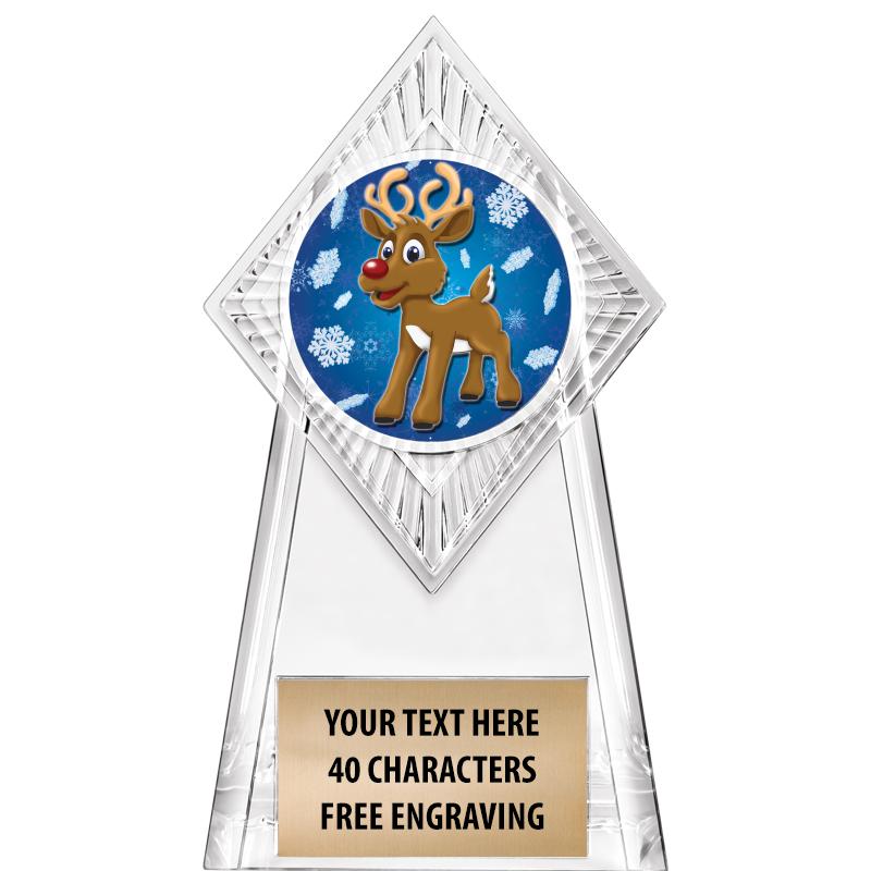 6" PARAGON CLEAR INSERT TROPHY